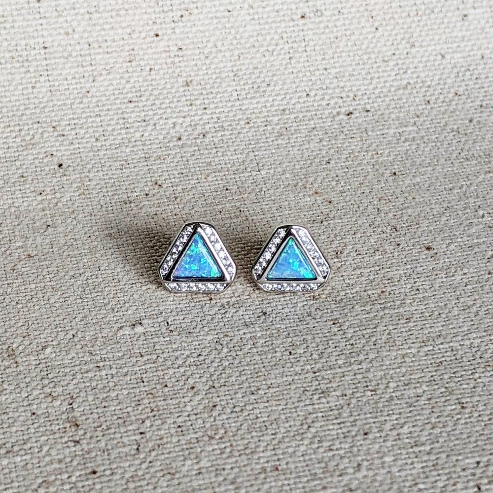 Giorgio Bergamo opal studs